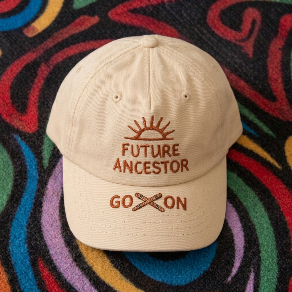 FUTURE ANCESTOR Cap — Kids — Natural Cream