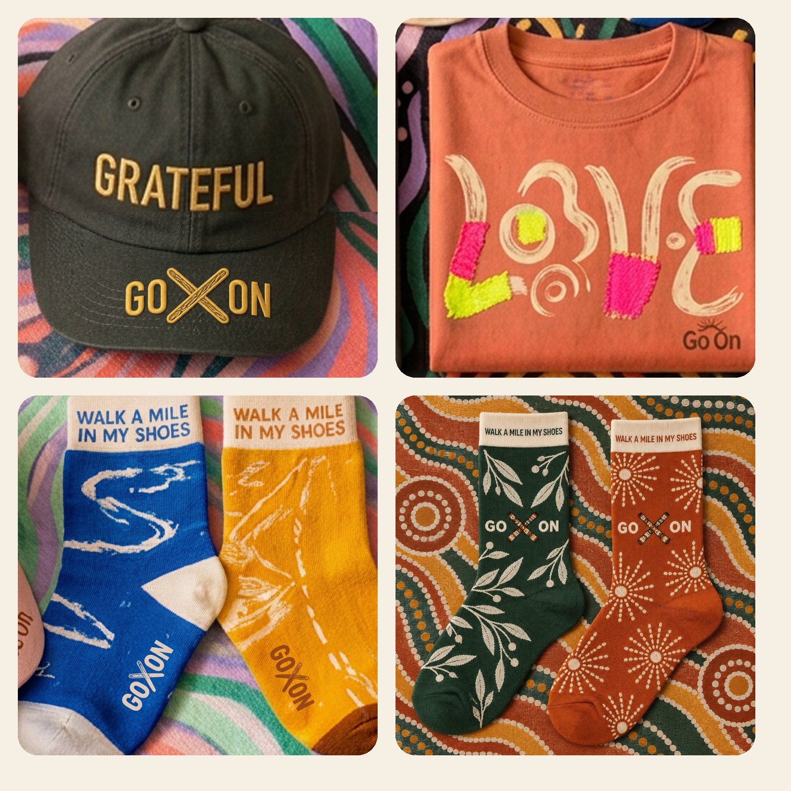 Grateful Gift Set — Charcoal & mixed